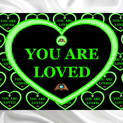 Green Heart Vinyl Sticker 2