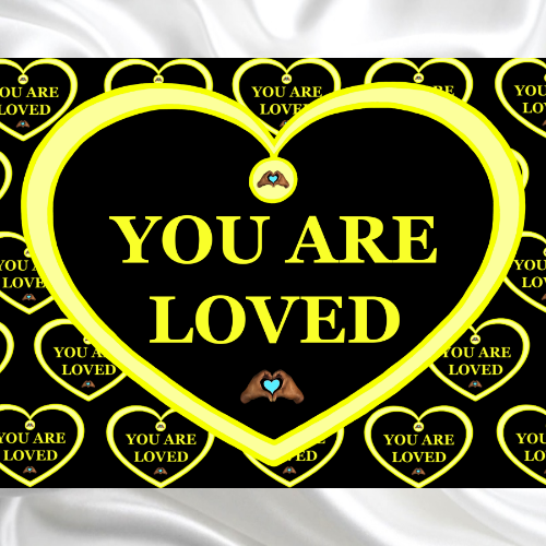 Yellow Heart Vinyl Sticker 2