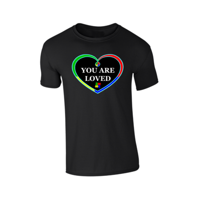 Autism Awareness Heart-Shaped T-Shirt