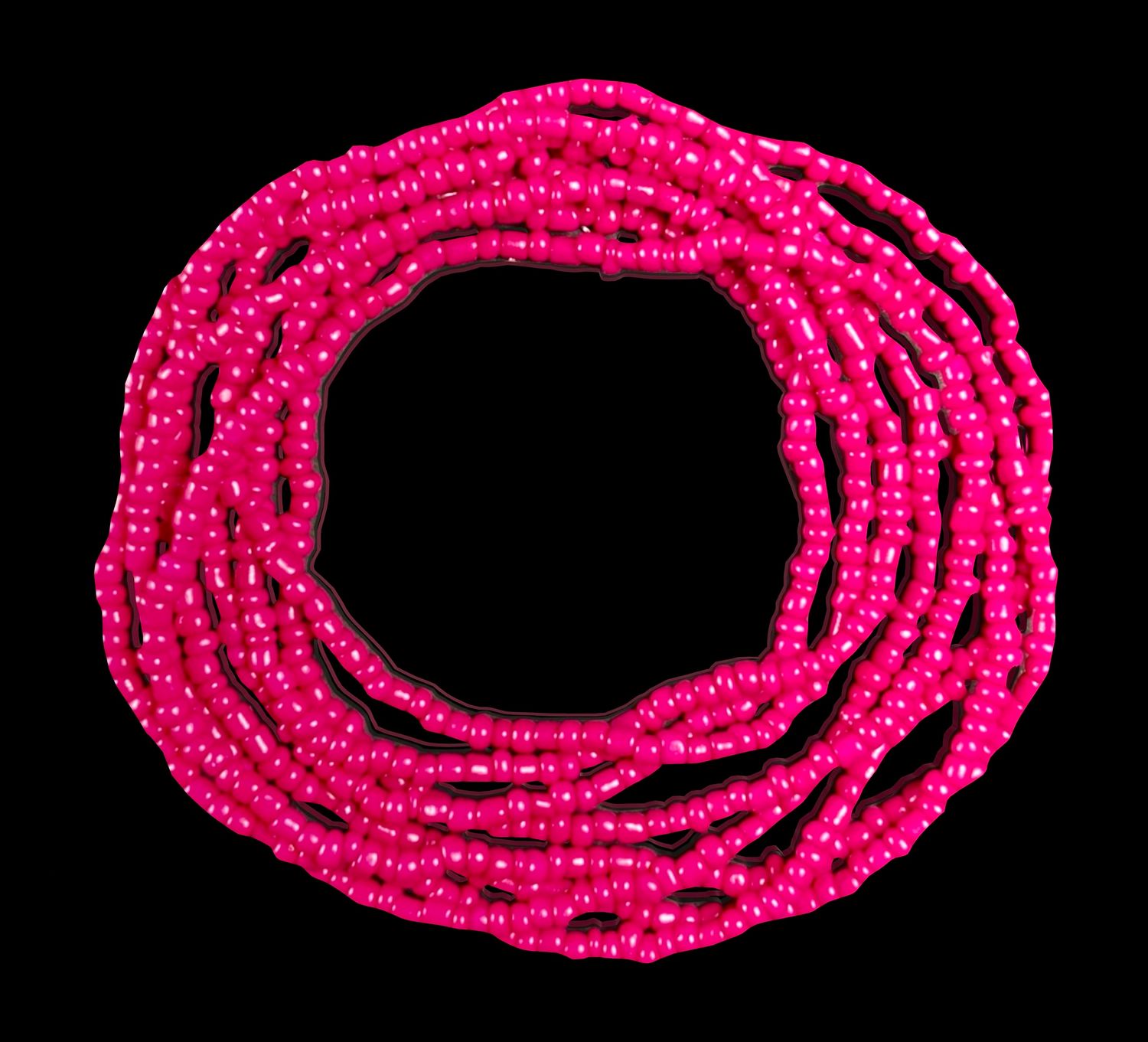 Hot Pink waist beads