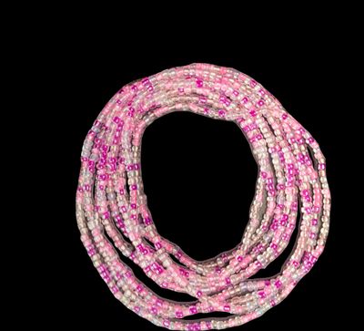 Pretty in Pink waist beads