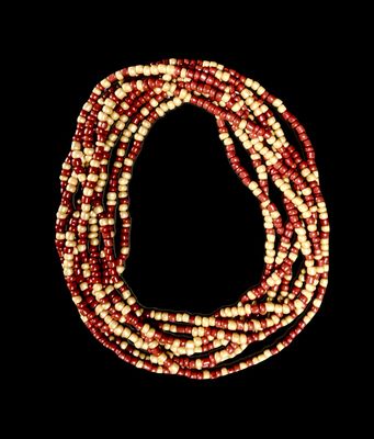 Chocolate Marshmallow waist beads
