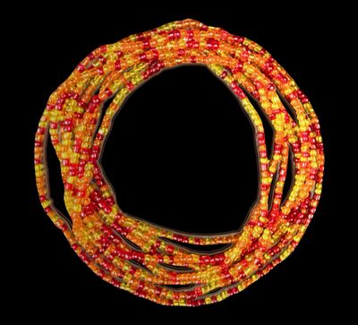 Starburst waist beads