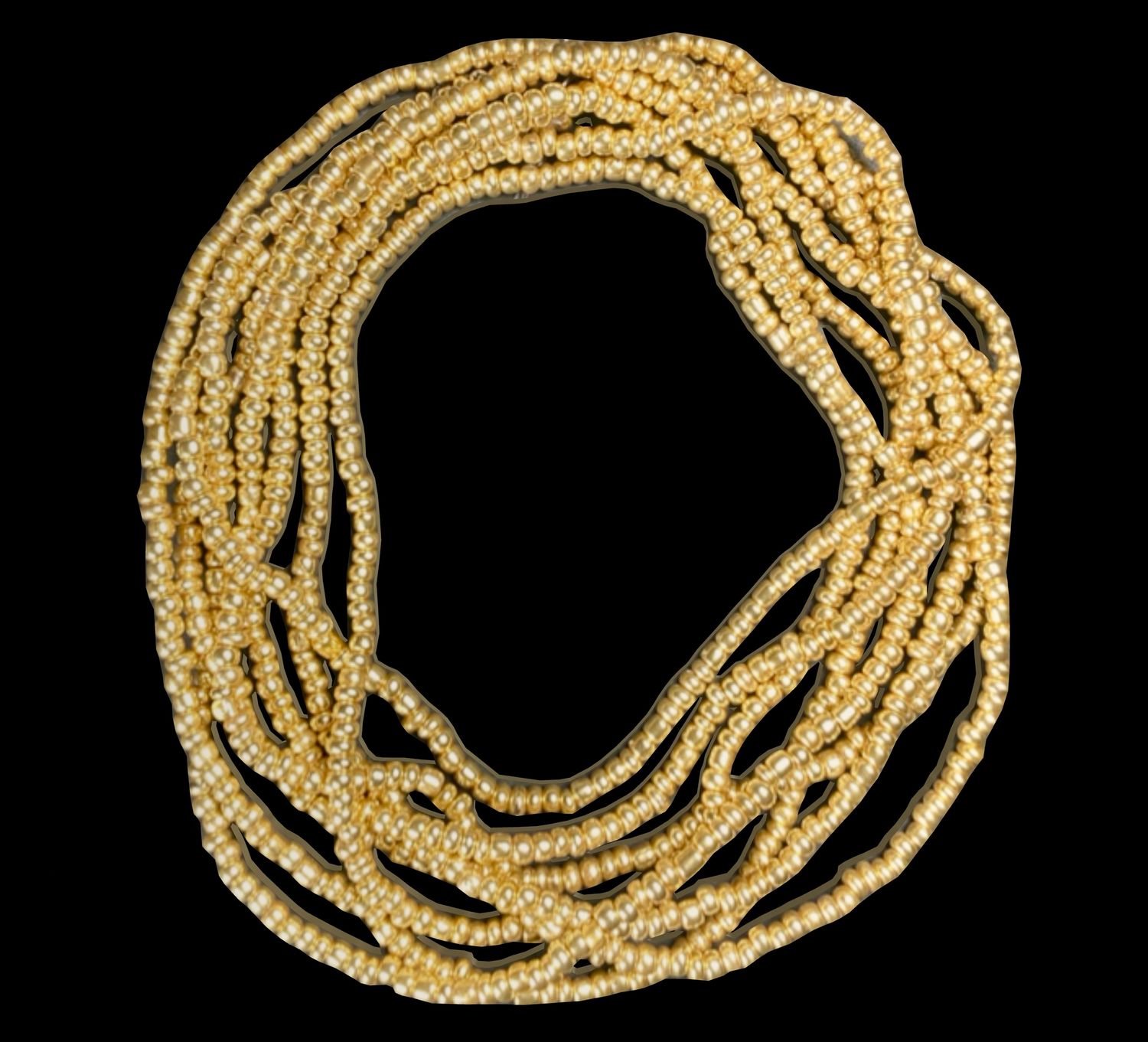 Gold Waist Bead