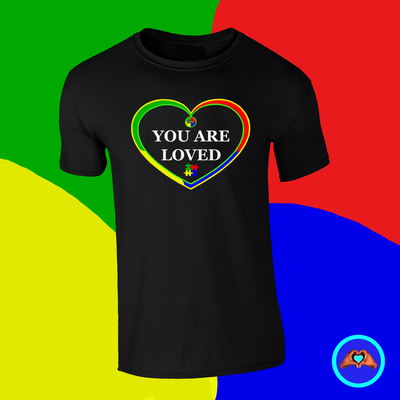 Autism Awareness Heart-Shaped T-Shirt