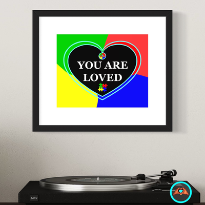 Autism Awareness Luster Print 8 × 10