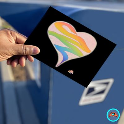 Wrapped In Love Postcard 5x7