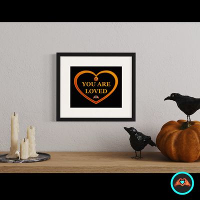 Orange Passion Luster Print 8 x 10