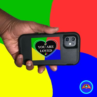 Autism Awareness Vinyl Heart Sticker