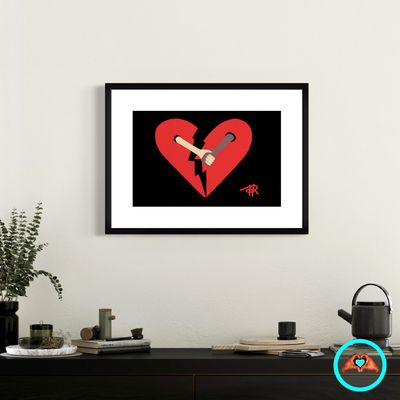 A Helping Hand Luster Print in sizes 11 × 17