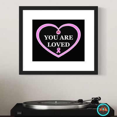 Breast Cancer Awareness Luster Print 8 x 10