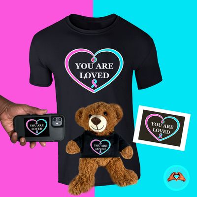 ​"You Are Loved" Heart-Shaped Bundles