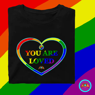 Pride "You Are Loved" Heart T-Shirt