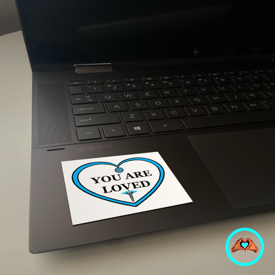 Medical Professional Vinyl Heart Sticker