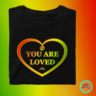 One Love "You Are Loved" Heart T-Shirt