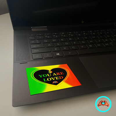 One Love 2 “You Are Loved” Heart Vinyl Sticker