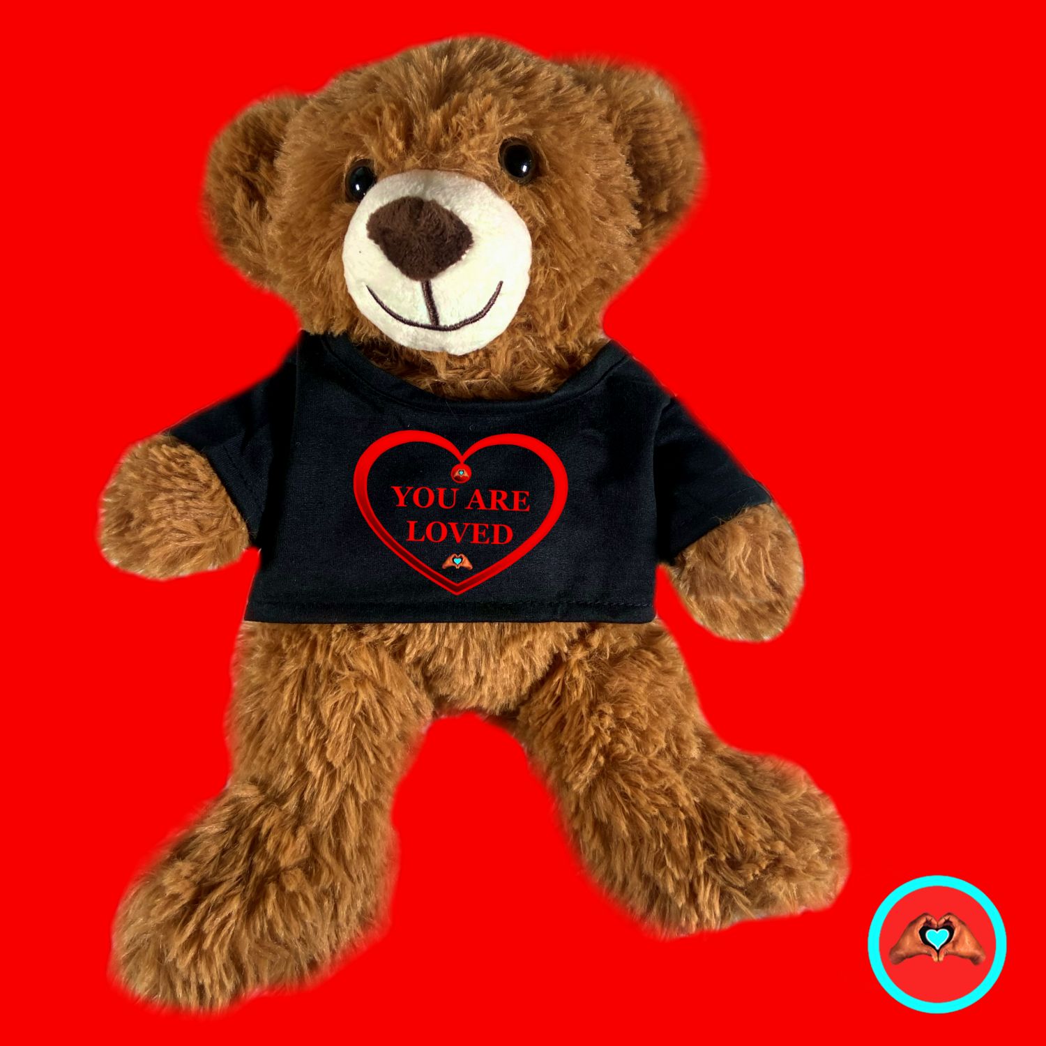 Red "You Are Loved" Heart Teddy Bear