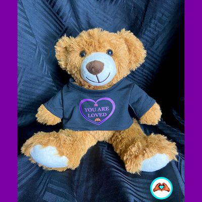 Purple Love Bear