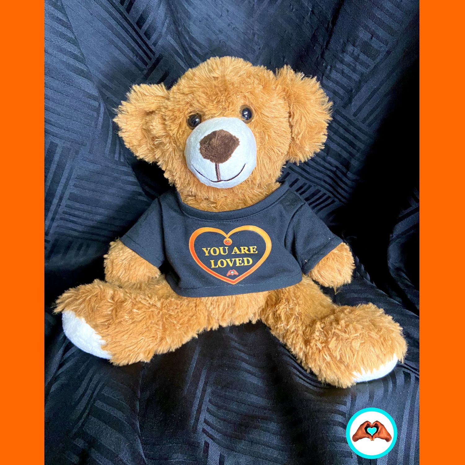 Orange Love Bear