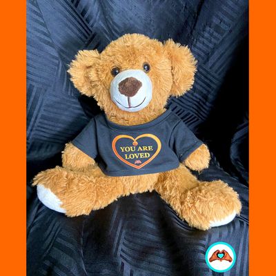 Orange Love Bear