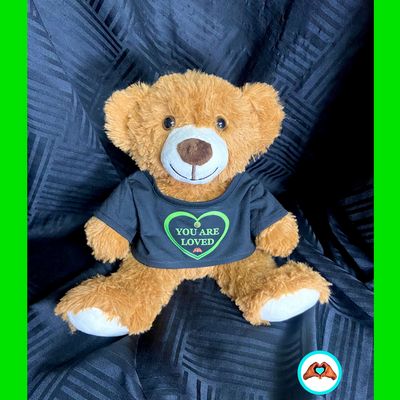 Green Love Bear