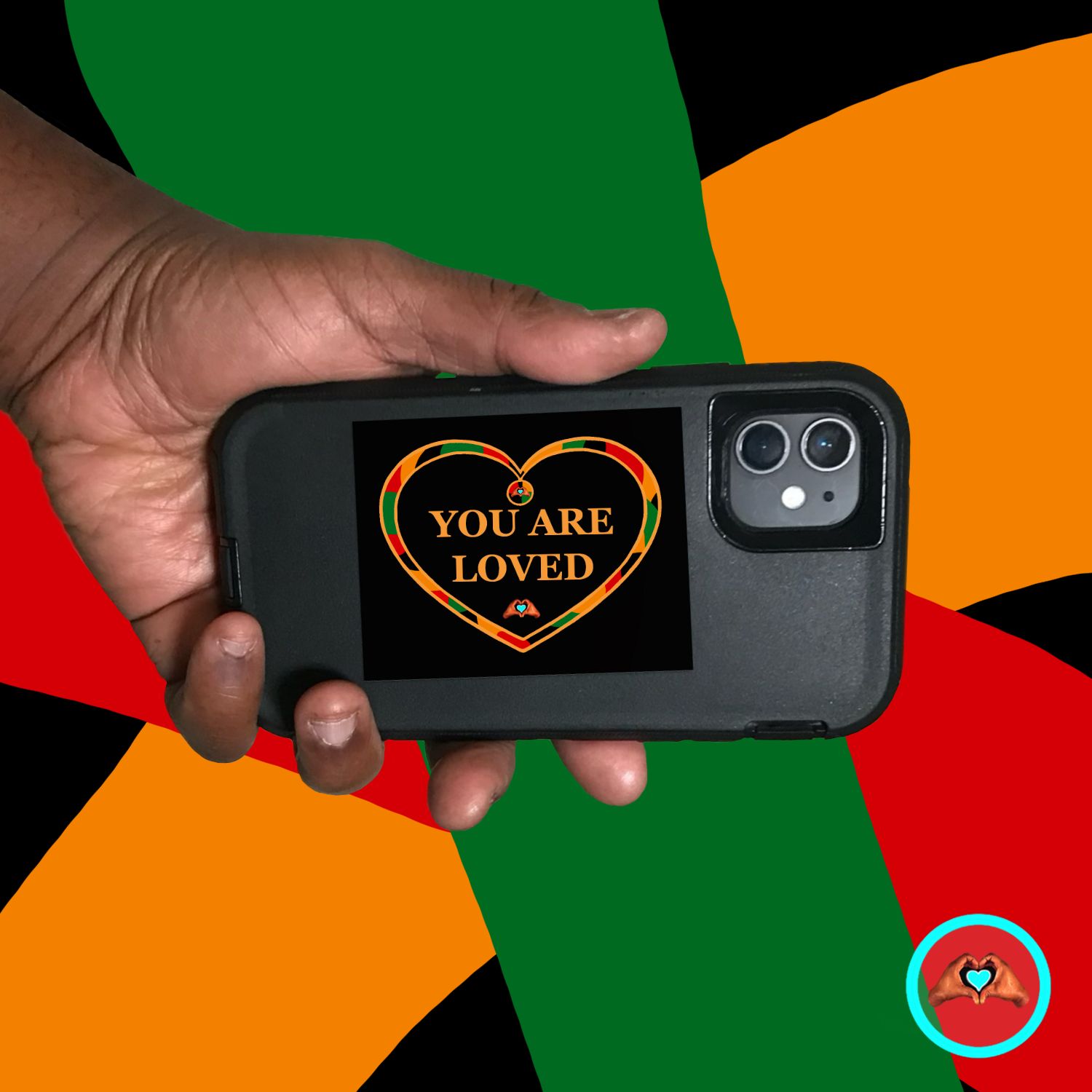 Unity Vinyl Heart Sticker