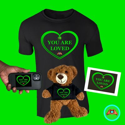 Green "You Are Loved" Heart Bundle