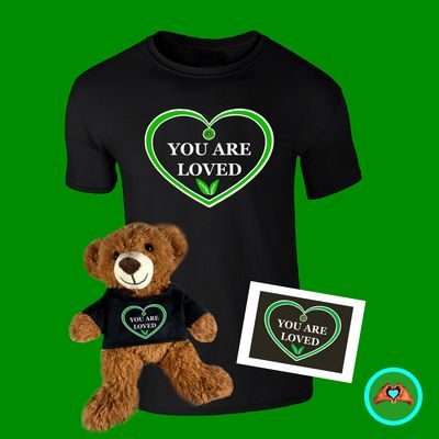 Plant-Based "You Are Loved" Heart Bundle