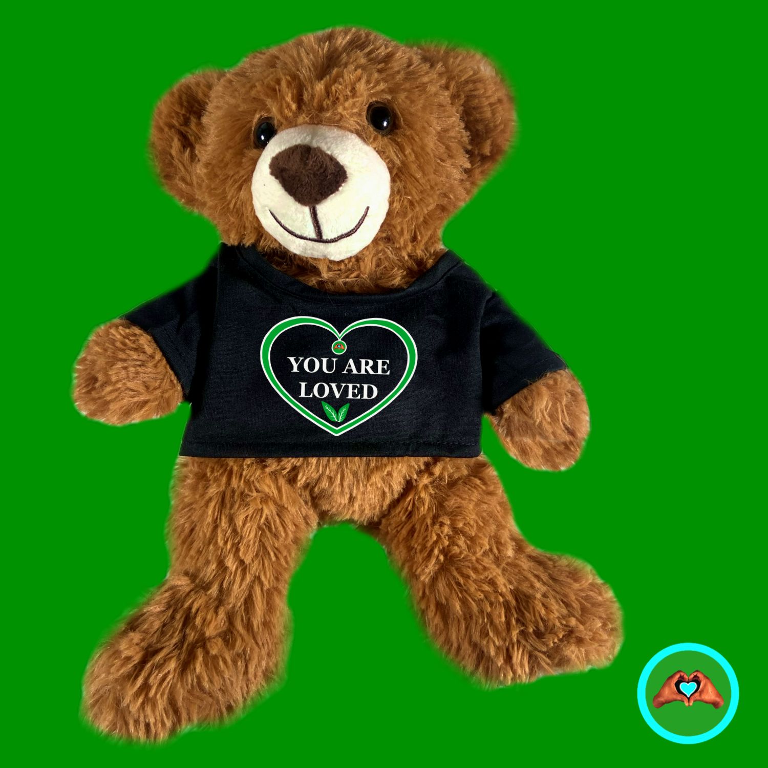 Plant-Based “You Are Loved” Heart Teddy Bear