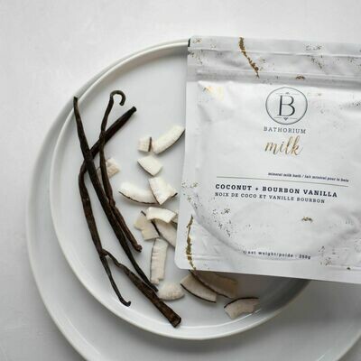 Coconut + Bourbon Vanilla Mineral Milk Bath Coconut + Bourbon Vanilla Mineral Milk Bath