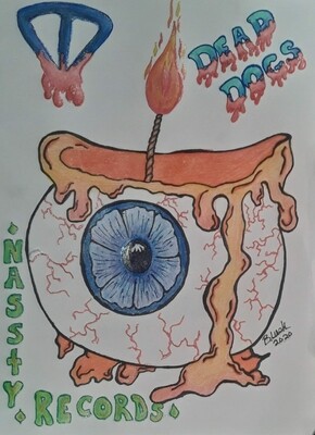 T-shirt melting eye (Nassty Records DD)