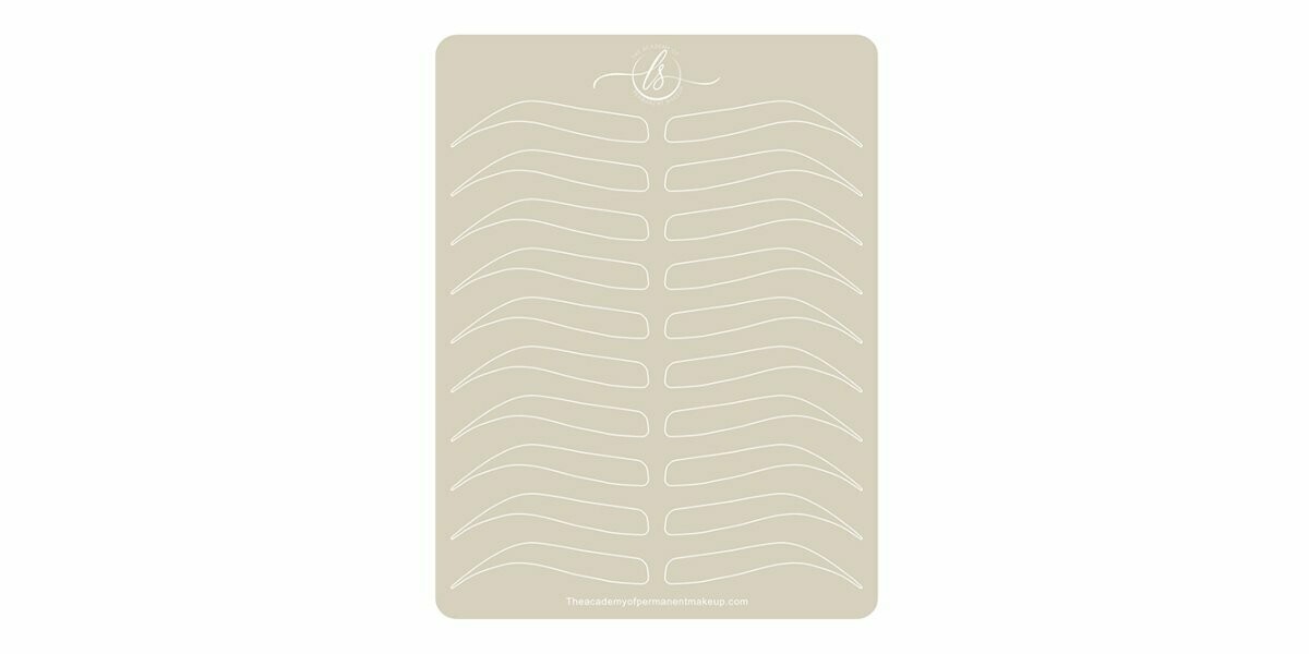 Individual Single Sided Premium Microblading Practice Skin (White)