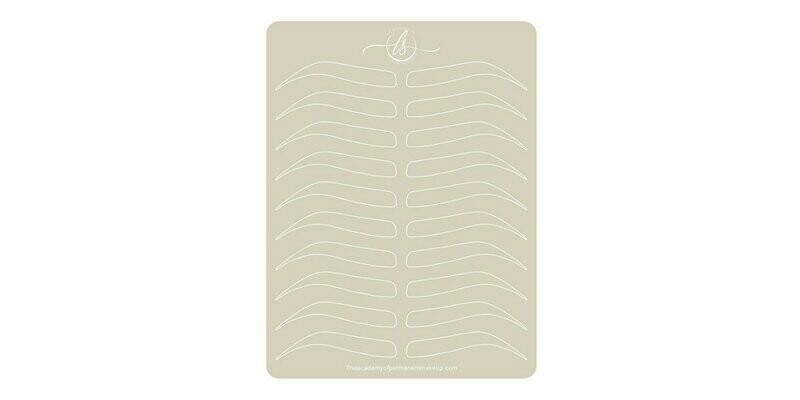 Individual Single Sided Premium Microblading Practice Skin (White)