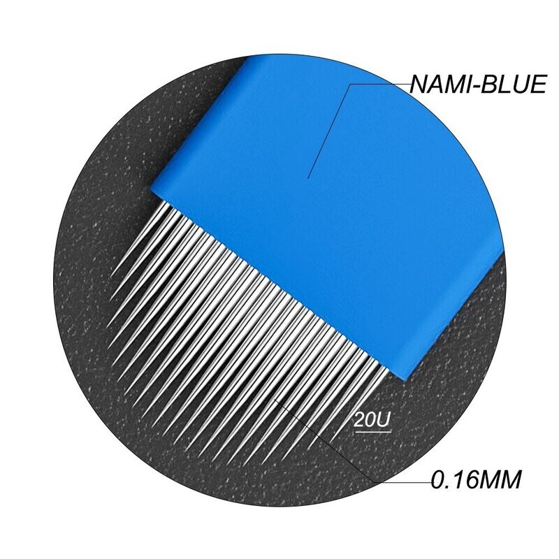 Micro Blades #20U-O.16MM Blue (50 Piece Box)