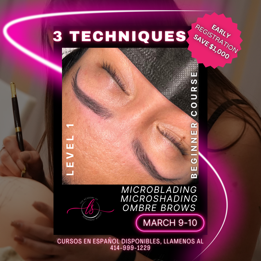 March 9-10: PMU Brow Course (Level 1)