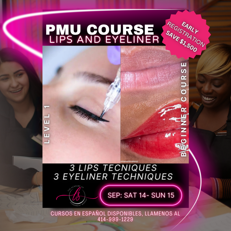 September 14-15: PMU Lip and Eyeliner Course