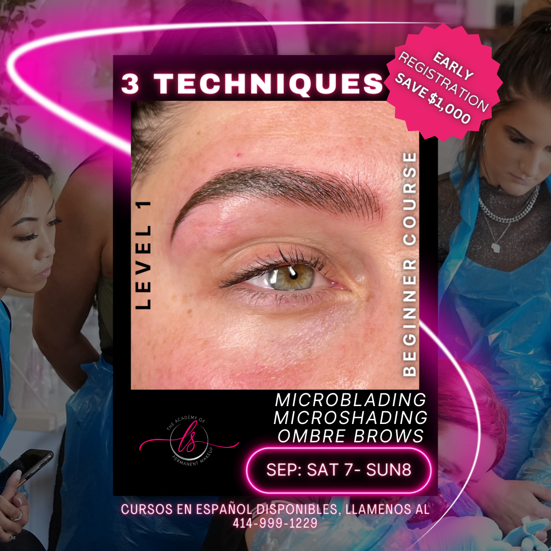September 7-8: PMU Brow Course  (Level 1)