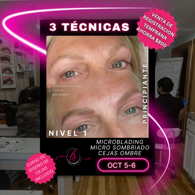 Octubre 5-6: Maquillaje Permanente Curso