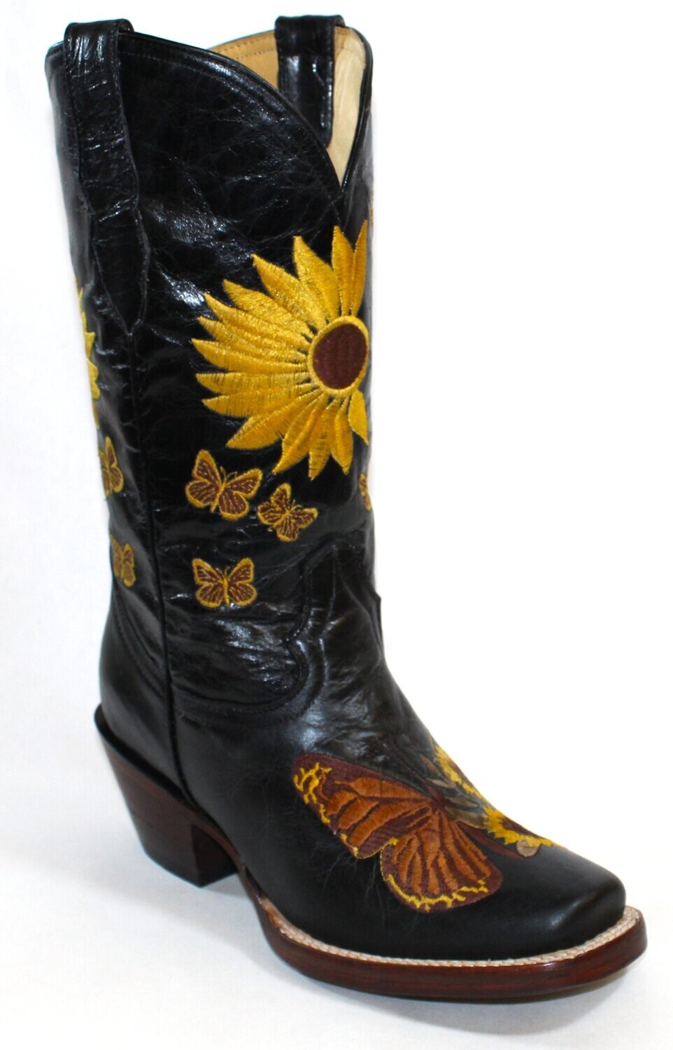 Sunflower/Butterfly Embroidered Cowgirl 