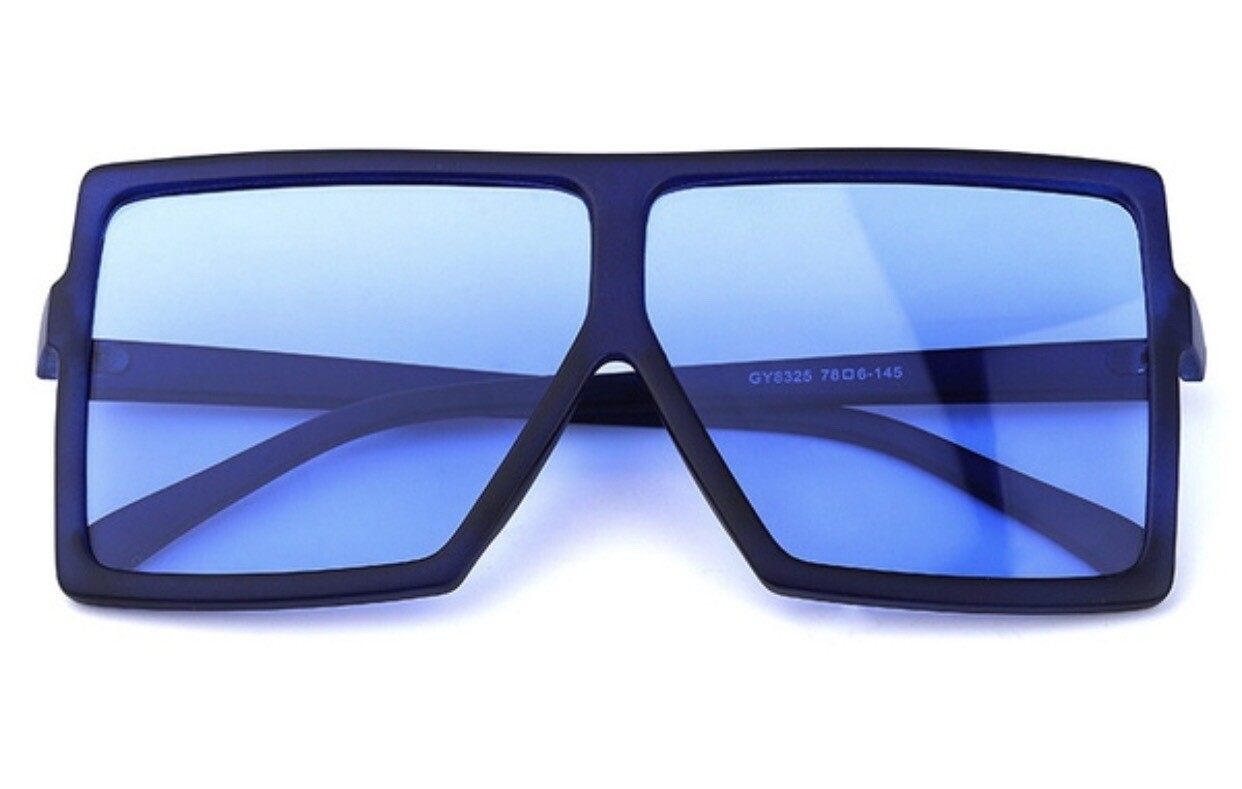 Blue Oversized Shades 💖