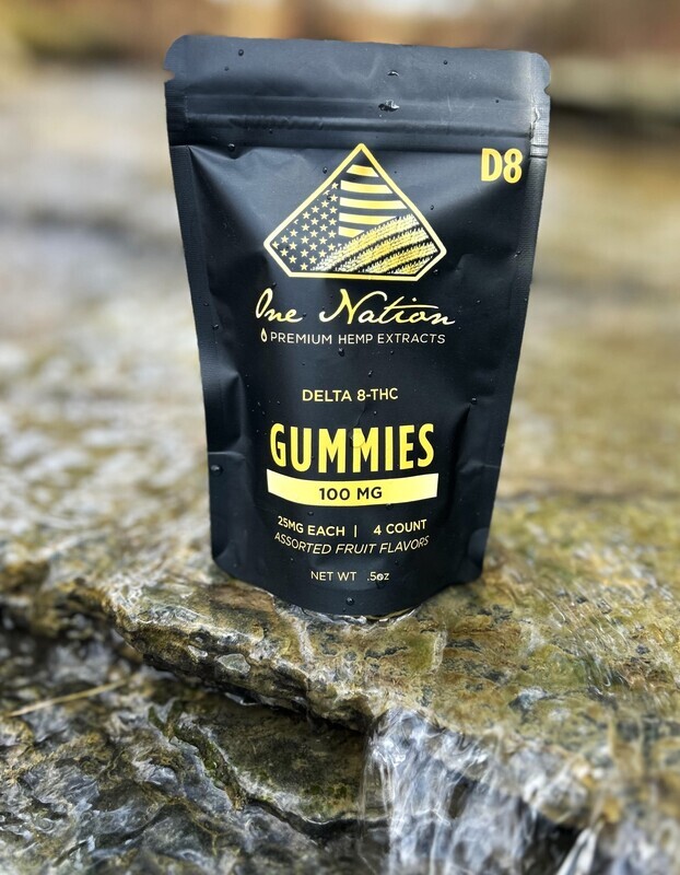 Delta 8-THC Gummies
4ct.