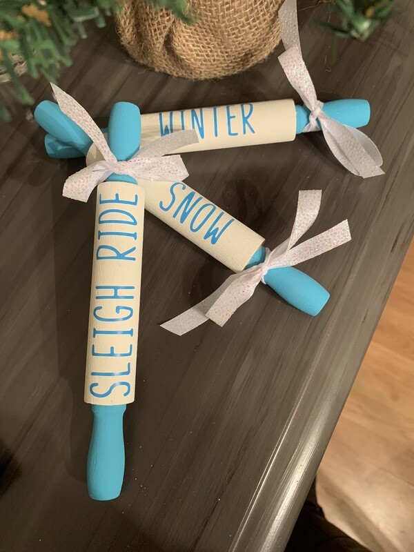Mini Rolling Pins -Winter