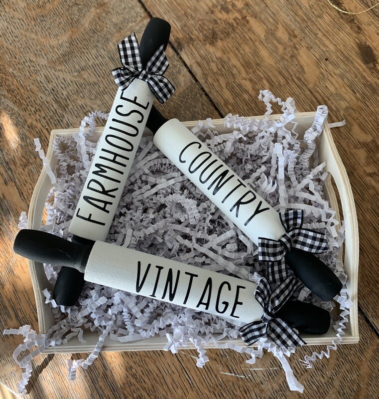 Mini Rolling Pins - Farmhouse