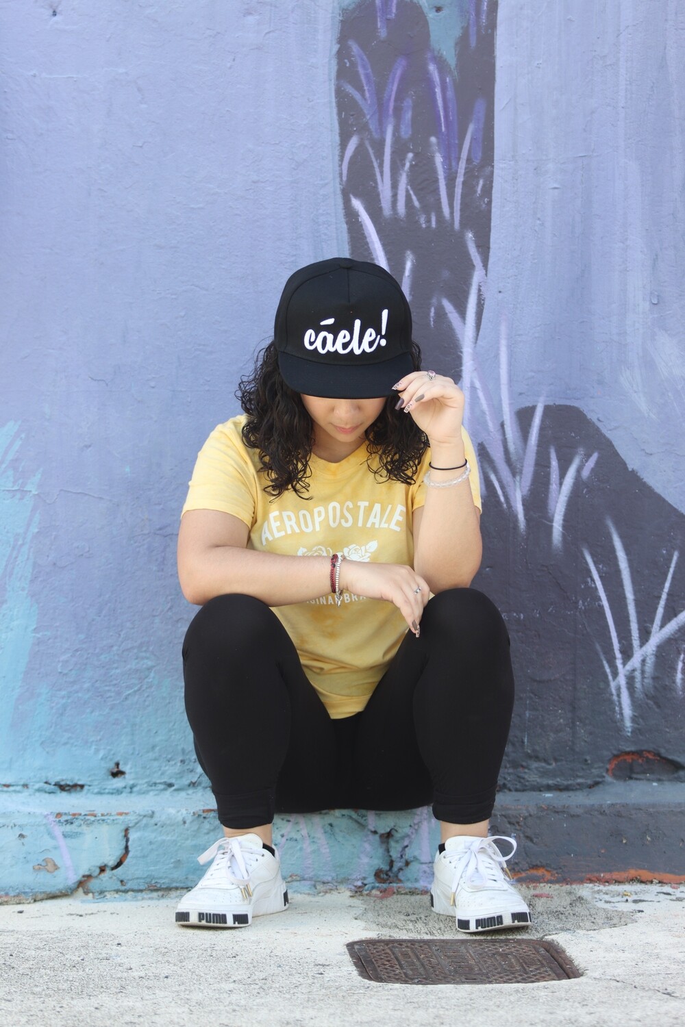 Caele Black Snapback