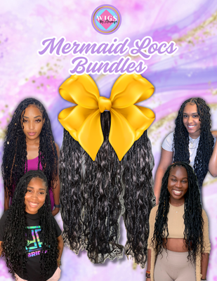 MERMAID LOCS BUNDLES ONLY