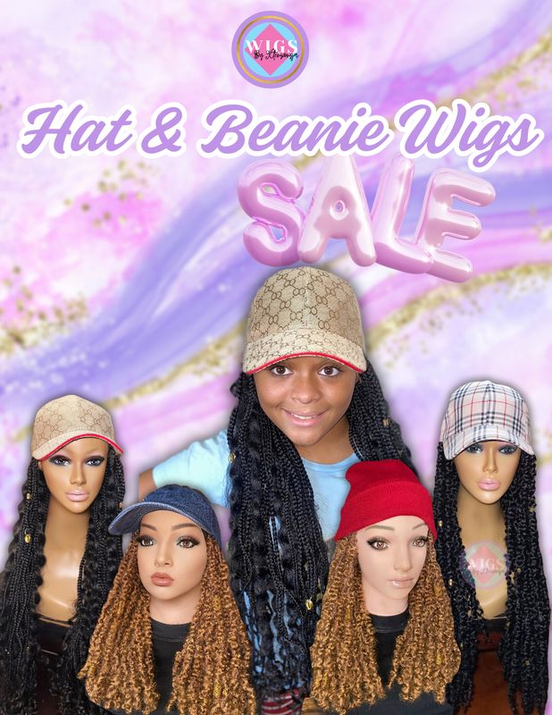 CAP &amp; BEANIE WIGS