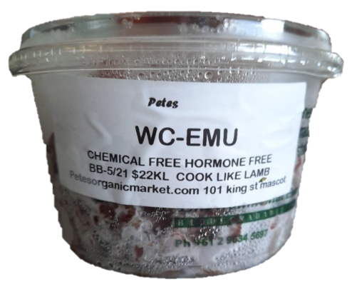 Certified Organic Emu
