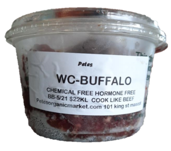 Certified Organic Buffalo