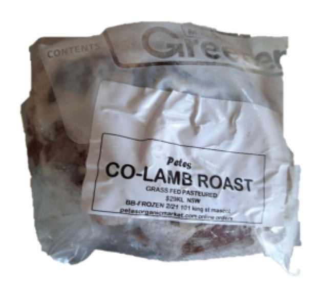 Certified Organic Lamb Leg 19kg minimum 2.5kg