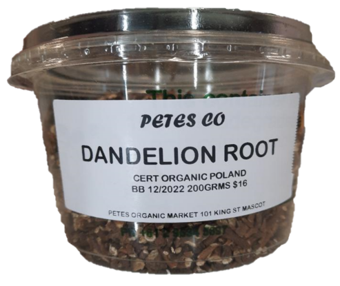 Certified Organic Dandelion Root